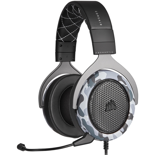 CORSAIR HS60 HAPTIC 스테레오 게이밍 헤드셋 (카모, 정품)
