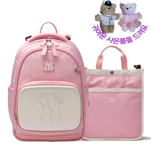 MLB키즈 뉴럭스 모노그램 책가방 세트 (7ABKMD25N-50PKL)_이미지
