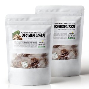 늘해찬 볶은 국산 여주돼지감자차 티백 삼각티백 대용량 100티백_이미지