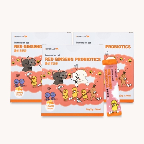 리스펫 홍삼 프로바이오틱스 60g (2g x 30p) (3개)_이미지