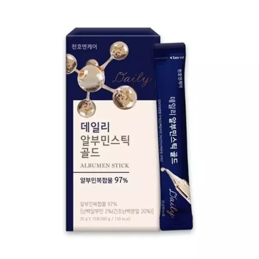  천호엔케어 데일리 알부민 스틱 골드 15포 [1개]