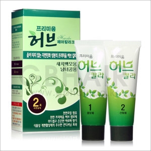 프라나 프리미엄 허브 헤어칼라 1제2제 각 70g
