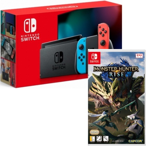 Nintendo 닌텐도 스위치 배터리개선 1인용 게임 패키지 (몬스터 헌터 라이즈)
