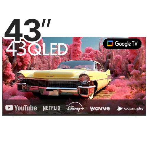 프리토스 109cm(43인치) QLED 4K 스마트 TV (벽걸이)