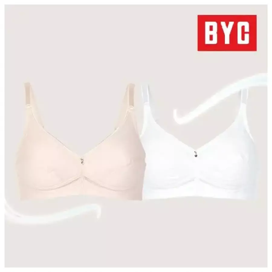 BYC 여성 노와이어브라 부직포 라운드브라 LBR0015