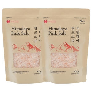 히말라야 핑크솔트 1kg 굵은입자 가는입자 미네랄소금 천연 암염 핑크 김장소금