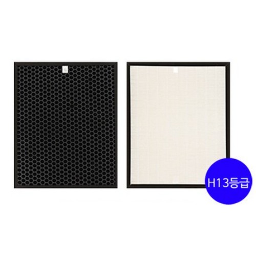 크린필터 위닉스 타워XQ 전용 CAF-M0S1 호환용 필터세트 (2개)_이미지