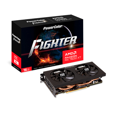 PowerColor 라데온 RX 7600 XT Fighter D6 16GB