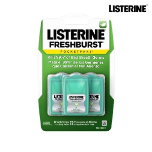 리스테린 휴대용 포켓팩 프레쉬버스트 24매 해외구매 (3개)_이미지