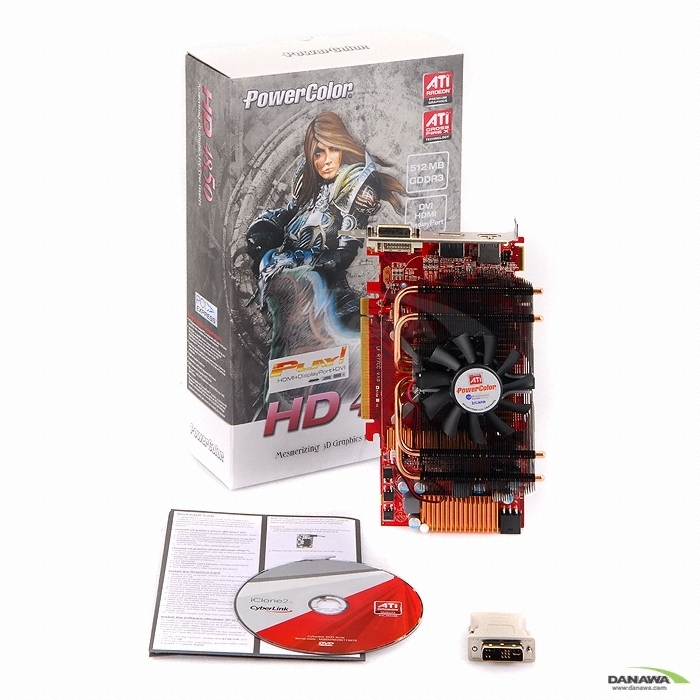 PowerColor 라데온 HD 4850 프리미엄 DisplayPort 512MB VF1050 가온_이미지