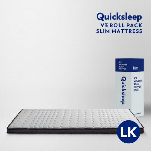 퀵슬립 V3 메모리폼 슬림 매트리스 토퍼 LK (10cm)_이미지