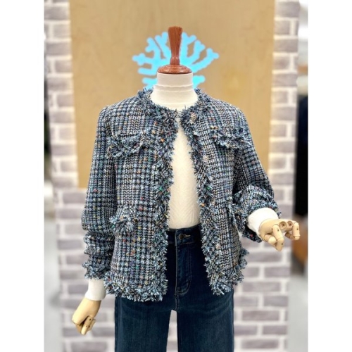 레코브 LK 프린지 트위드 자켓 LK61F3JK504X_이미지