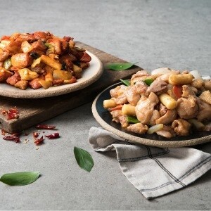 마녀바스켓 춘천식 <b>닭</b><b>갈비</b> 700g x 2개 + 간장 <b>닭</b><b>갈비</b> 700g x 2개 세트