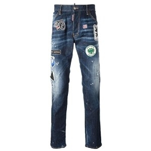 디스퀘어드2 신상 무릎 디스 멀티패치 쿨가이진 S71LB0245 S30342 470