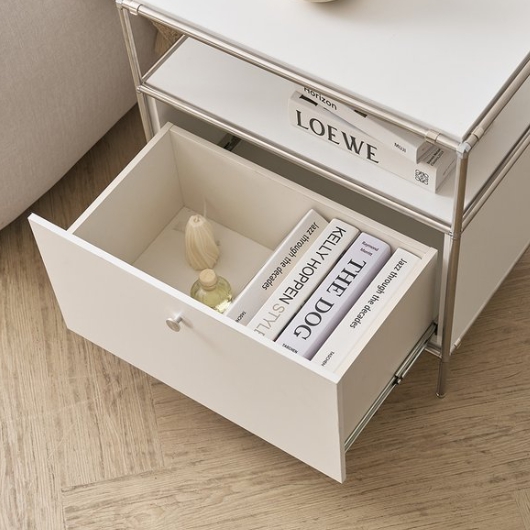 나무뜰 마린 E0자재 미드센츄리 모듈 협탁 600_이미지