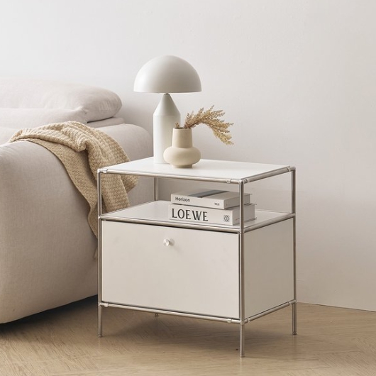 나무뜰 마린 E0자재 미드센츄리 모듈 협탁 600_이미지