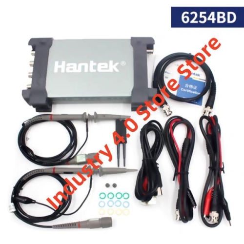 로스코 Hantek 휴대용 오실 프 신호 발생기 디지털 4 채널 대역폭 USB PC 6254BD 6074BD 02 6104BD 0..