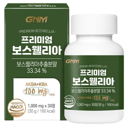 GNM자연의품격 프리미엄 보스웰리아 1000mg 30정 (2개)_이미지