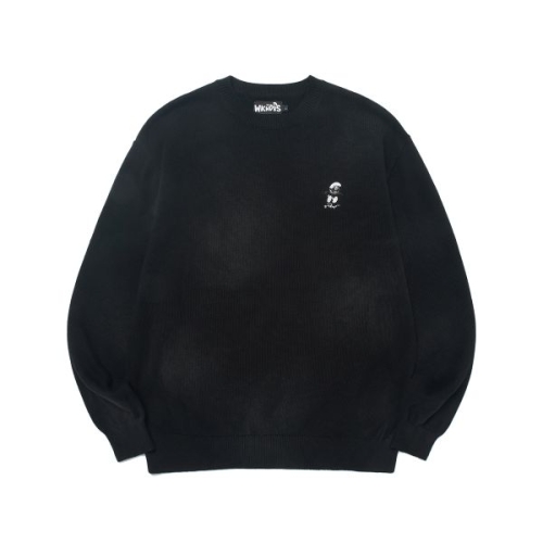 위캔더스 WKNDRS BRUSHED PULLOVER KNIT BLACK WS2503KN01BK 413988_이미지