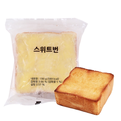 냉동 스위트번 허니브레드 에어프라이어 오븐 190g