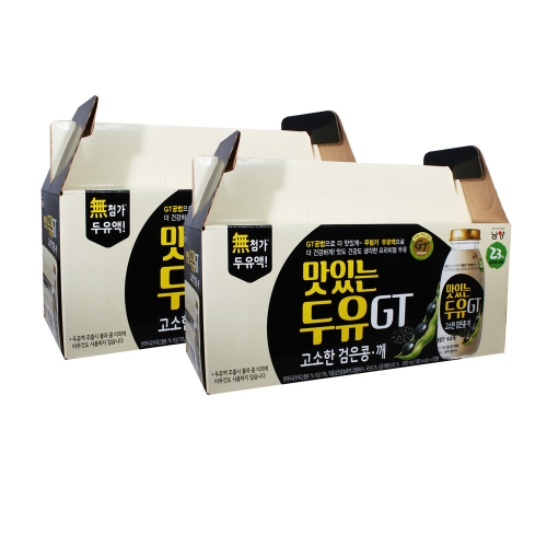 맛있는두유GT 검은콩 200ml x 20병 GT두유 병두유 검은콩두유 두유