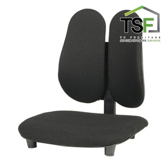 TS퍼니처 패브릭 좌식의자 블랙 (팔걸이별도, 헤드레스트별도)