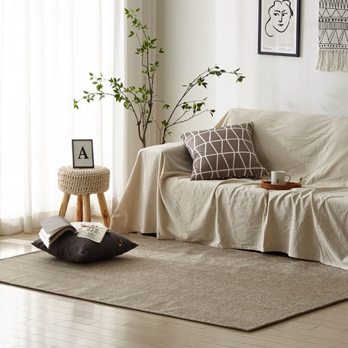 가온길카페트 사이잘룩 라인 사각 카페트 (150x100cm)_이미지