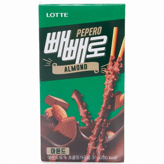 롯데제과 아몬드 빼빼로 37g (6개)_이미지