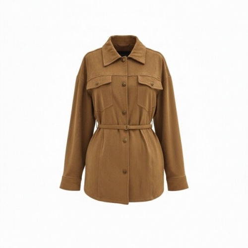 Ab.f.z 카라넥 똑딱단추 스웨이드 쟈켓 ADA5HL08G