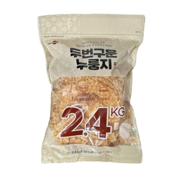 (주)심플잇 두번 구운 누룽지 2.4kg (4개)_이미지