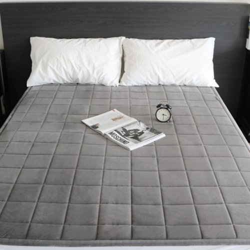 원테크 포근이 더웜 라이트그레이 프리미엄 탄소매트 (더블, 150x200cm)