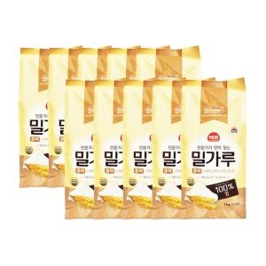 해표 찰진 밀가루 1kg (10개)_이미지