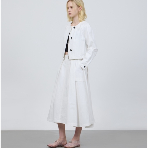 대현 ZOOC 코튼 블렌드 롱 플레어 스커트 Z251MSD009