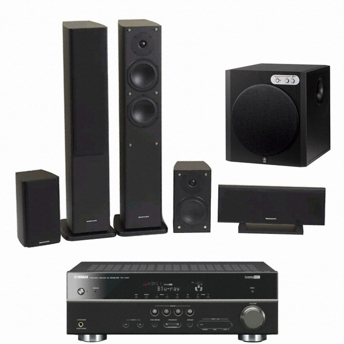 마란츠 LS-7000 5.1채널 + 야마하 AV리시버 (RX-V567, YST-RSW300)_이미지