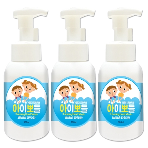엔보이비젼 아이뽀들 포밍 핸드워시 리필 300ml (3개)_이미지