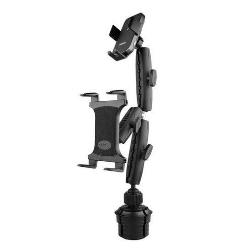 케이엔씨텍 아콘 무선N오토 FOD 25메탈로버스트 컵홀더 태블릿 앤 무선충전거치대 AWCTR66323