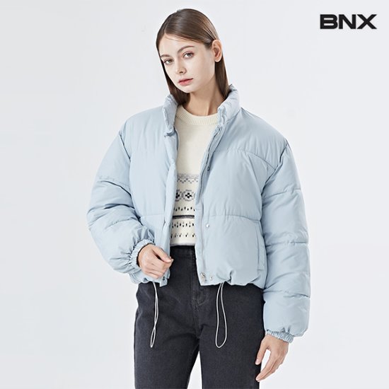 BNX 데일리 하프넥 포켓 숏 패딩 점퍼 BV4JP002L0_이미지