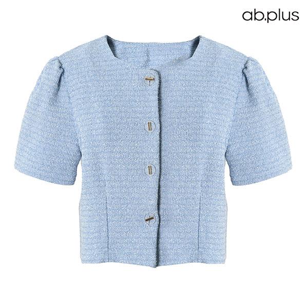 SG세계물산 에이비플러스 노카라 버튼 디테일 라인 반팔 자켓 LSY2MJ43A