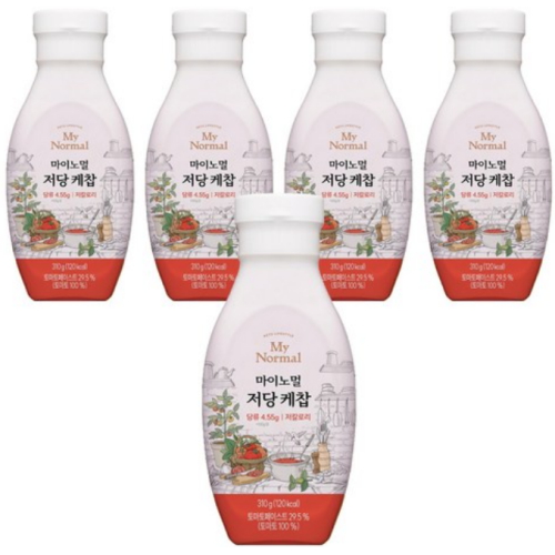 마이노멀 저당 케찹 310g (5개)_이미지