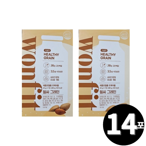 에이치엘사이언스 원핏 헬씨 그레인 곡물맛 40g 7포 (2개)_이미지