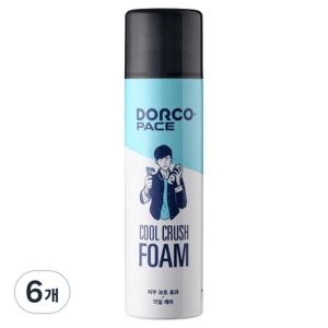 도루코 페이스 쿨 크러쉬 쉐이빙폼 250ml (6개)_이미지