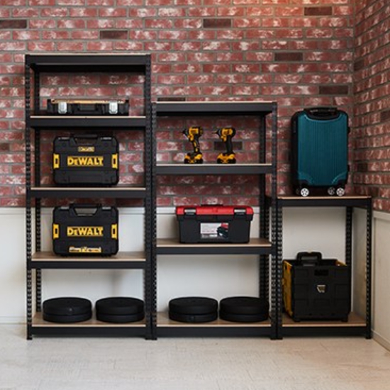 피피랙 무소음 조립식 앵글선반 3단 700x300 (100cm(높이))_이미지