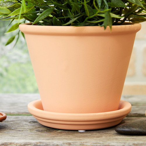 모던하우스 라운더리 테라코타 화분받침 S 테라코타