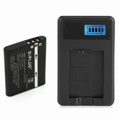퓨어클리어 올림푸스 Li-50B 호환 LCD 충전키트 (호환배터리 1개)_이미지