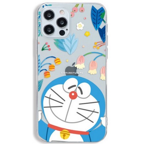 아이폰15 플러스 도라에몽 해피 클리어 케이스