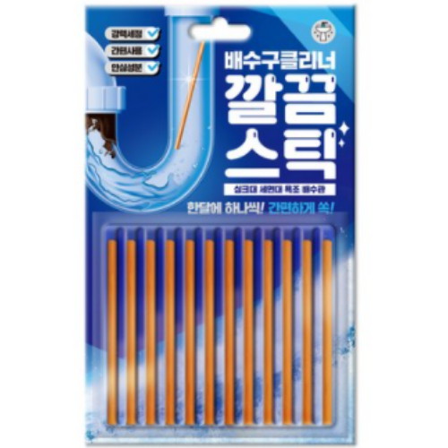 배수구클리너 깔끔스틱 12개