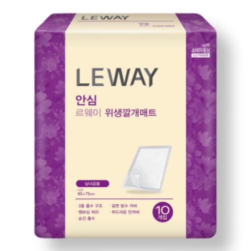 미래생활 르웨이 안심 위생깔개매트 10개