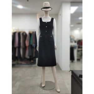 SI 세이브존04 스퀘어원 슬리브리스 원피스 SJO1125210BK 29972479_이미지