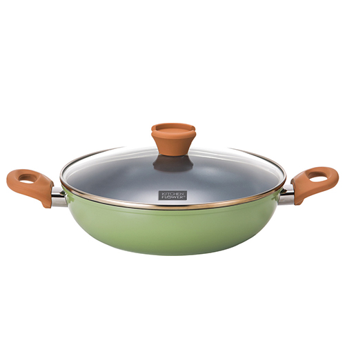남양키친플라워 그린베일 인덕션 전골냄비 (24cm)_이미지