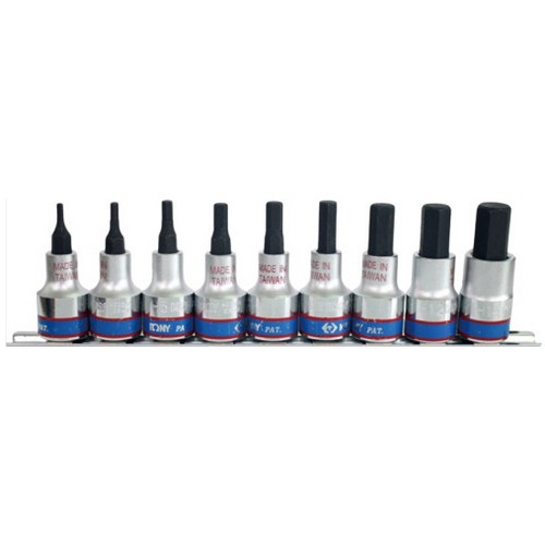  킹토니 1/2인치 육각 헤드복스세트 4110PR10 (9pcs)